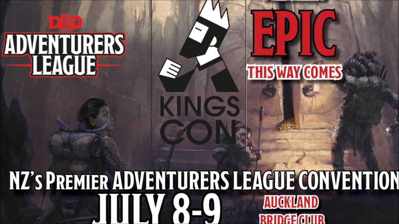 dm tips satine D&D Adventurers League (Epic Adventures): KingsCon 2017.