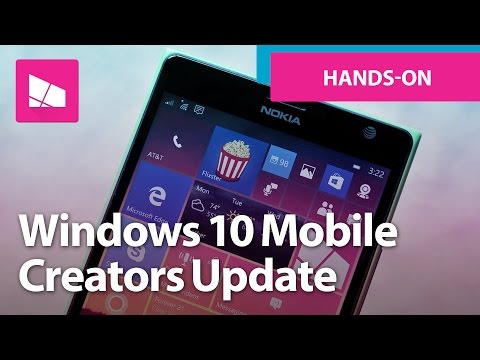 Windows 10 Mobile Creators Update - Official Release Demo