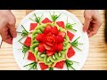 Easy Carving Fruit Decoration | FRUIT CARVING AND CUTTING TRICKS