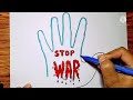 Russia Ukraine war | Russia Ukraine crisis | war drawing | easy war drawing | war poster