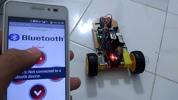 Mobile Robot Kendali/Remote HP Android Berbasis Arduino dan Bluetooth HC-05