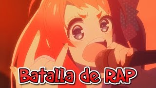 Zombieland Saga Batalla de RAP *Cenicienta VS Bella* | Parodia Anime Princesas Zombis