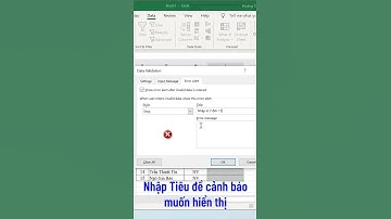 Tạo vùng điều kiện có cảnh báo trong excel #Shorts #AzgadEdu #Azgad #AzgadAgency #taodieukiencanhbao