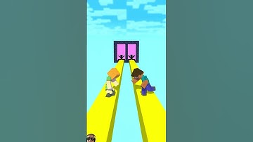 Steve and Alex in Body Symbol Game! - Animation #shorts #minecraft