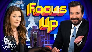 Focus Up with Drew Barrymore | The Tonight Show Starring Jimmy Fallon