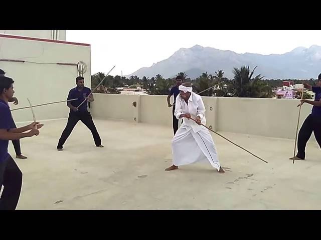 Silambam Fight- veeramaruthi Aasan Chandran - 89036 25801 class=