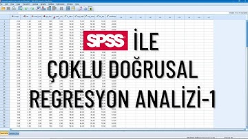 SPSS İle Çoklu Doğrusal Regresyon Analizi-1 | Ön Şartlardan Yorumlara Tüm Detayları İle