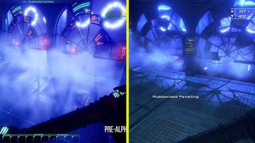 System Shock Remake - Unreal Engine 4 2019 vs 2017 Unity Build Graphics Comparison