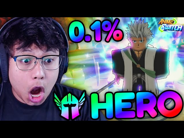 I Became NOOB To PRO in Anime Switch #2 - MY FIRST 0.1% HERO MYTHIC! class=