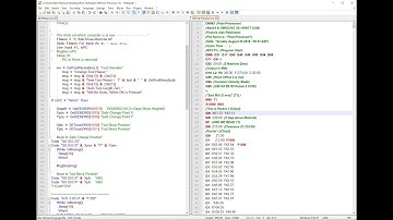 Notepad++ & G-Code Layout.