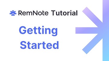 RemNote Tutorial - Getting Started