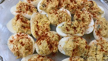 Deviled Eggs with Crab