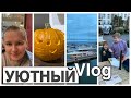 ☘️УЮТНЫЙ VLOG/РЕГБИ МАТЧ🏉😯/ПИЦЦА И ПАСТА В ИТАЛЬЯНСКОМ КАФЕ🍕/УКРАШАЕМ ТЫКВУ К HALLOWEEN👻