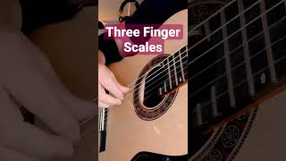 Three Finger Scales #classicalguitar #music #guitar #guitarra #guitarmusic #guitartutorial