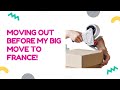 Moving out my apartment before I Expat! #expat #expatlife #movingtofrance #movingtofrance