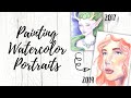 Animal Artist Paints Human Portraits! | Let's Learn Series