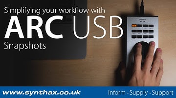 RME ARC USB - Simplifying Your Workflow: Snapshots