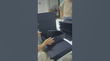 black folding box manufacturer #giftbox #giftboxfactory #foldingbox #foldablebox #custombox
