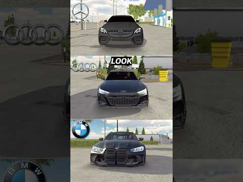 ☠️BMW vs AUDI vs MERCEDES | Car Parking Multiplayer #shorts #carparking #carparkingmultiplayer