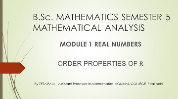 S5 ANALYSIS Module 1 Section 2.1.13 (c) Bernoullis Inequality