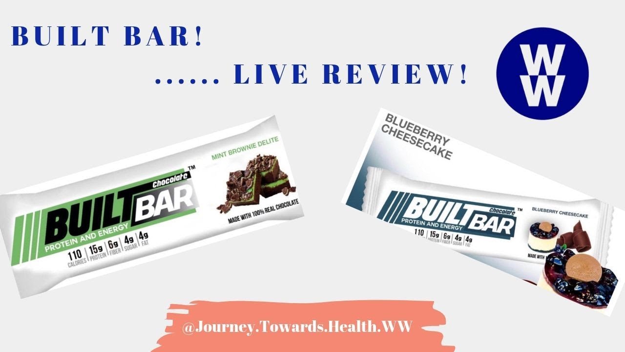 Live Review! BUILT BAR - New Flavor Release! 3 POINTS Weight Watchers!