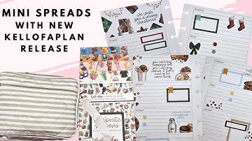 PLAN WITH ME & FLIP THROUGH I MINI PLANNER SPREADS KELLOFAPLAN GIFT RELEASE