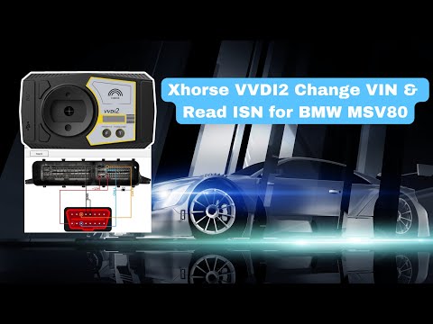VVDI2 Change VIN & Read ISN for BMW MSV80