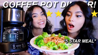 Cooking a 5 Star Meal In a Coffee Pot!