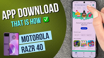 Motorola Razr 40 - How to install apps • 📱 • 👨🏼‍💻 • ⬇️ • Tutorial