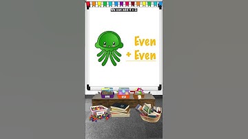 Adding odd and even numbers follows three patterns. #shorts