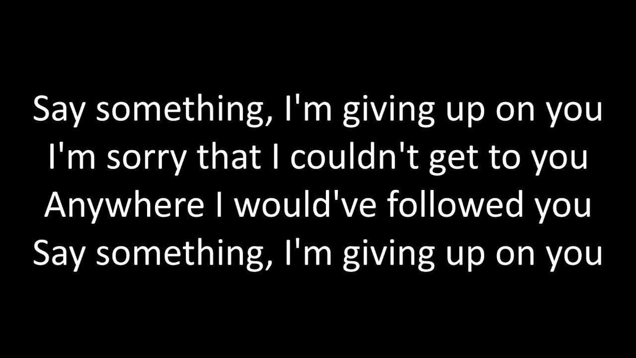 Post something перевод. Say something перевод песни.