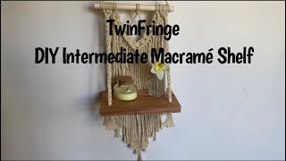 DIY Intermediate Macramé Shelf