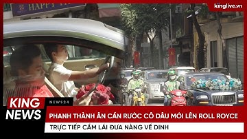 Phan Thành cùng dàn Roll Royce đi rước dâu: Sao nhiều tiền chạy trên đường thế?