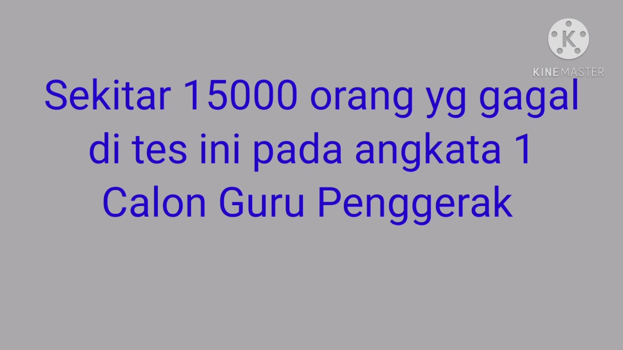Tes Bakat Skolastik Guru Penggerak Youtube