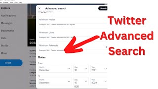 What is Twitter Advanced Search