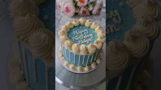 Decorate a Simple Birthday Cake With Me! #cakedecoratingideas