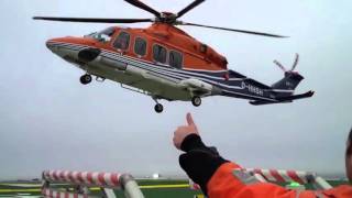 first helicopter landing offshore in NL for Gemini Windpark