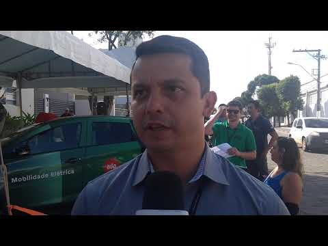 Márcio Pignaton fala sobre inauguração de posto de recarga elétrica em Linhares