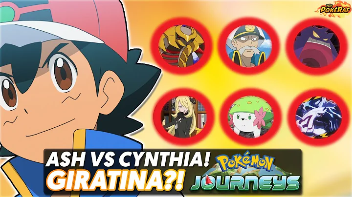 ASH VS CYNTHIA, DRAKE & GIRATINA RETURN, Gigantama...
