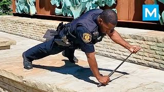 Fittest Policeman with Crazy Skills  Edward Hawthorne | Muscle Madness
