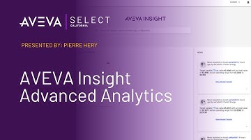 AVEVA Insight Advanced Analytics