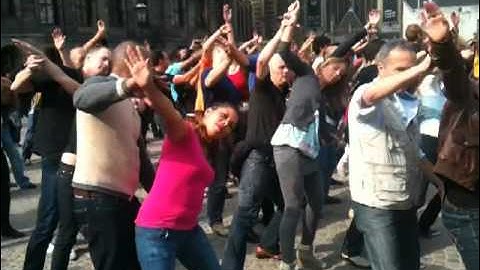 Zouk flashmob Holland / Amsterdam Dam square