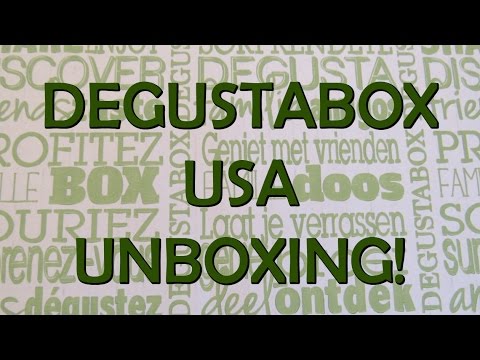 DEGUSTABOX USA Unboxing! $6.95 For Your First Box! November 2016 Subscription Box US