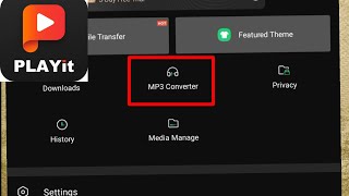 PLAYit App Convert Video to Audio format in phone | Mp4 to Mp3 converter | Mp3 converter playit app screenshot 4