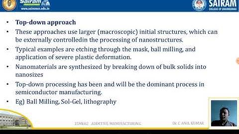 Lecture Video_ 15ME82_ Module 4_ Challenges in Nanotechnology_ Dr C Anil Kumar