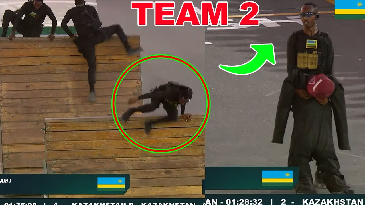 VIDEO🚨ABAKOMANDO B'URWANDA TEAM 2 BAKOZE AMATEKA DUBAI MUMARUSHANWA YA UAE SWAT Challenge 2026 DAY 1