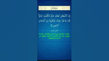 الآية 6 من سورة فاطر #القرآن_الكريم #القران_الكريم #القرآن #القران #سورة_فاطر #سورة_فاطر