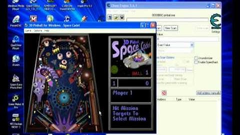 pinball change score with cheat engine