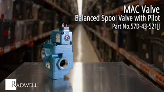 MAC Valve: Balanced Spool Valve with Pilot 57D-43-521JJ