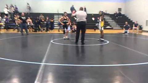 Garrett Browne pins 2 year undefeated wrestler